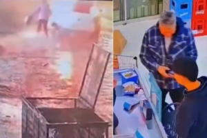 Como en un GTA: atropelló, huyó y se entregó por un video