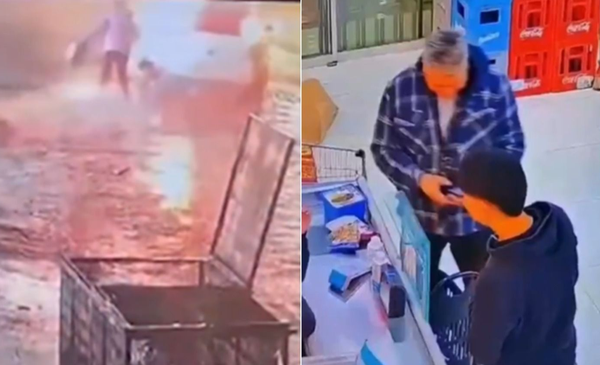 Como en un GTA: atropelló, huyó y se entregó por un video