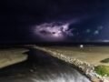 Tormenta al estilo Minecraft: Mar del Plata bajo alerta